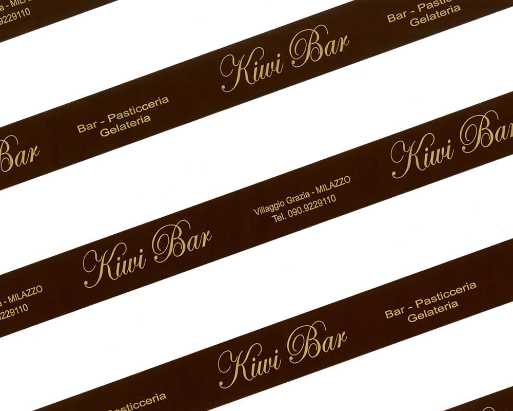 Papier PELURE - Papier PELURE avec logo personnalisé KIWI BAR